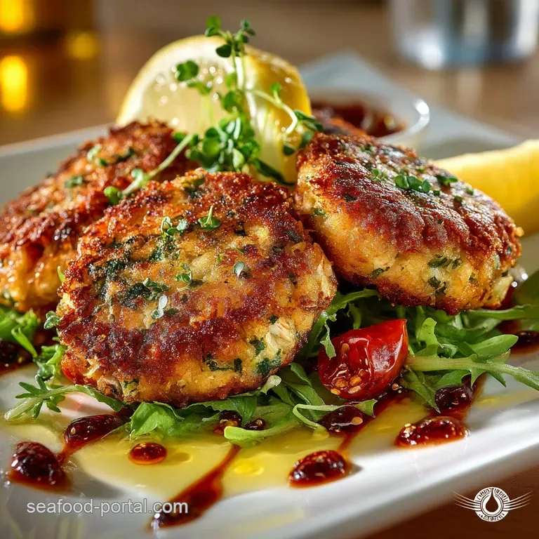 Ultimate Crispy LemonHerb Tuna Fishcakes Patties