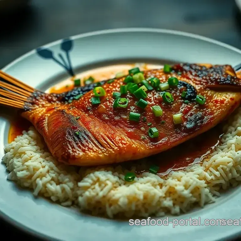Crispy Mullet with Spicy Miso Sauce