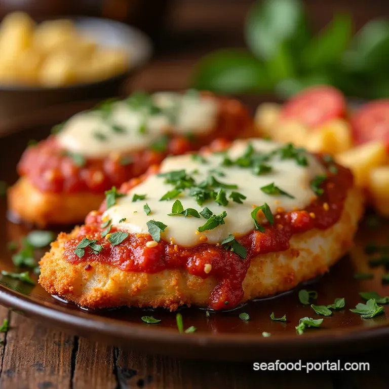 Oven Baked Chicken Parmesan Crispy Comfort Without the Splash Zone presentation