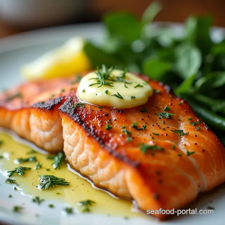 The Perfect 10Minute Crisp Foolproof PanSeared Salmon with LemonDill Butter