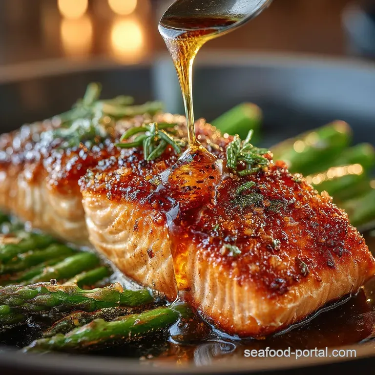 The Crispy Crown PanSeared Salmon with Lemon Thyme Brown Butter