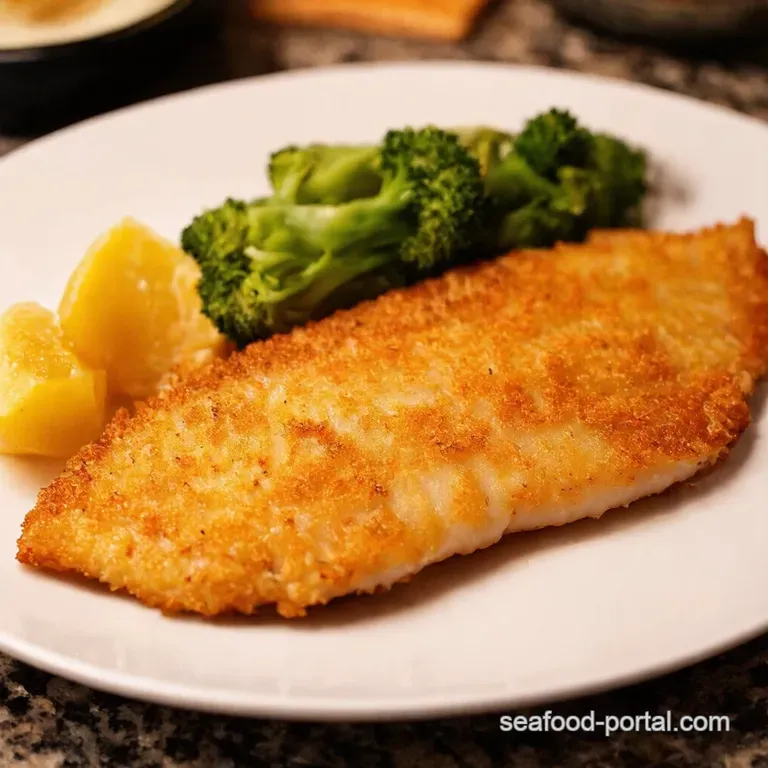 Crispy Panfried Tilapia a Weeknight Winner presentation