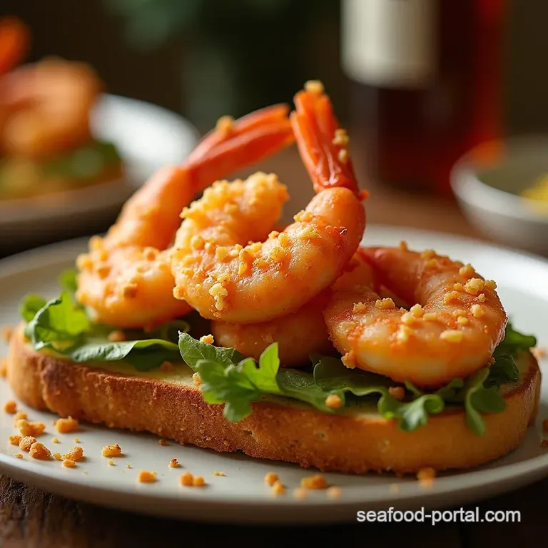 The Perfect Crispy Prawn Sesame Shrimp Toast Haam Si To presentation