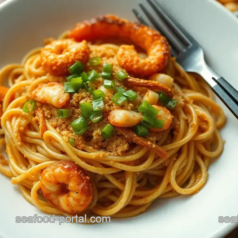 Crispy Fried Seafood Noodles