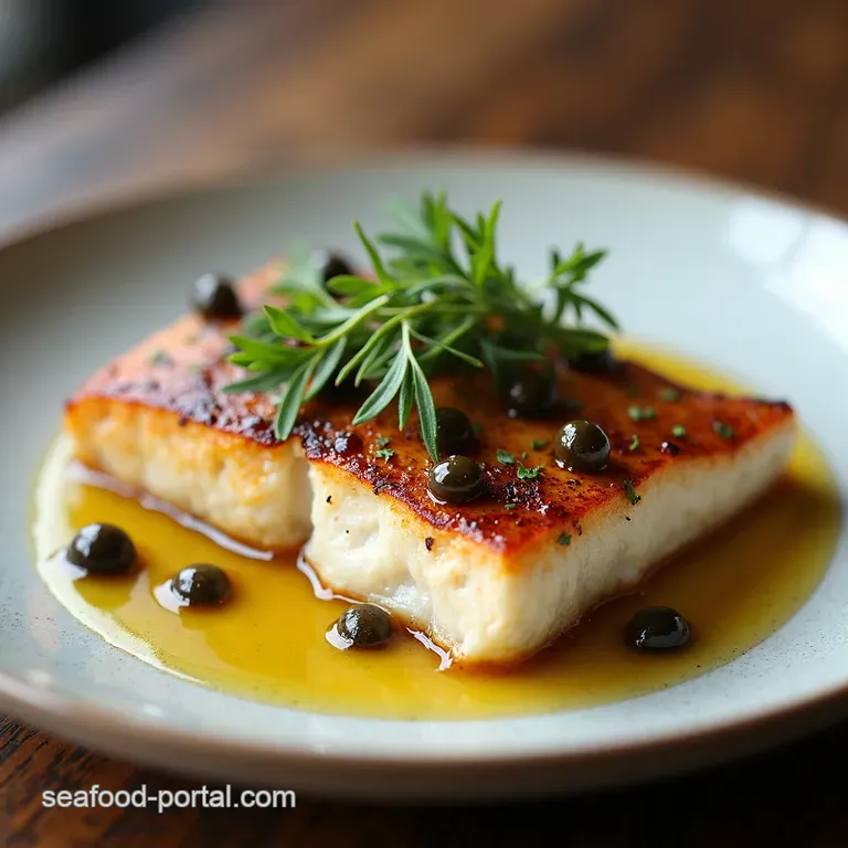 Crispy Skin Rainbow Trout with Brown Butter and Caper Sauce A Touch of Posh Made Easy