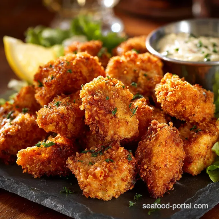 Southern Fried Catfish Nuggets DoubleDredged and UltraCrisp