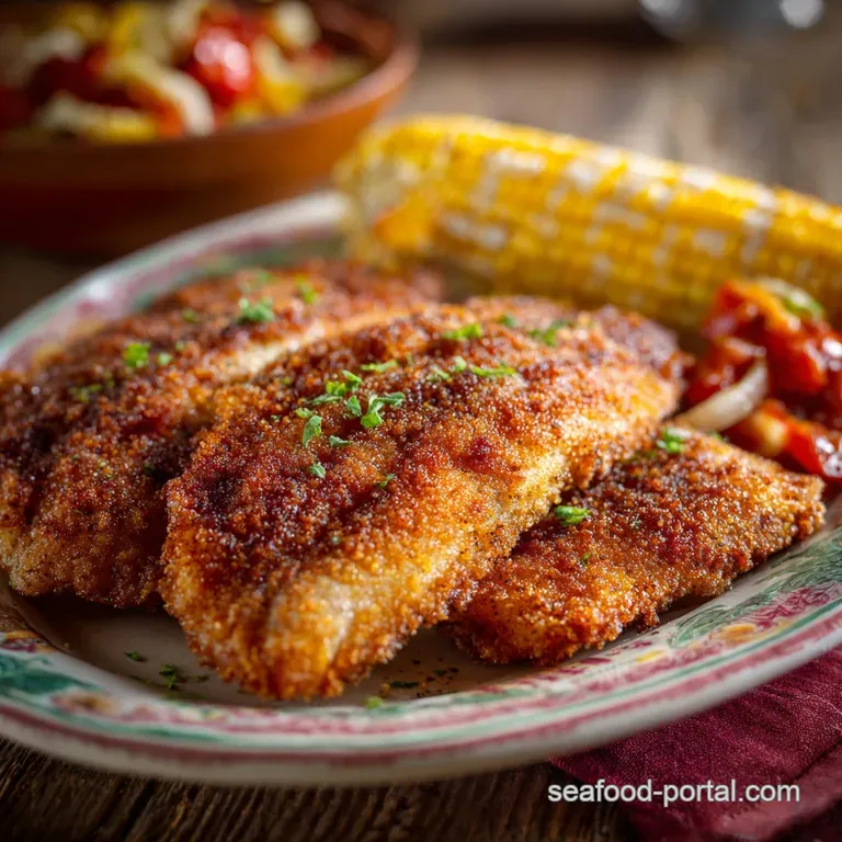 The Colonels Favourite Fish Crispy Southern Fried Catfish Fillets
