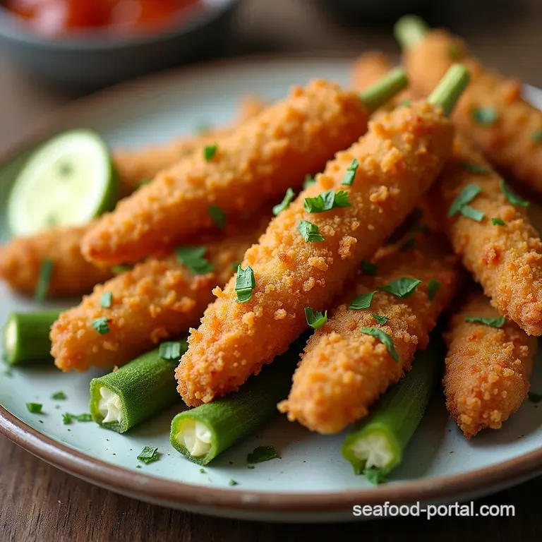 The Crispiest Southern Fried Okra Recipe No Slime