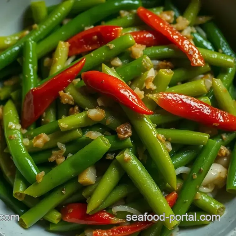 Crispy Stir-Fried Snow Peas with Garlic and Ginger