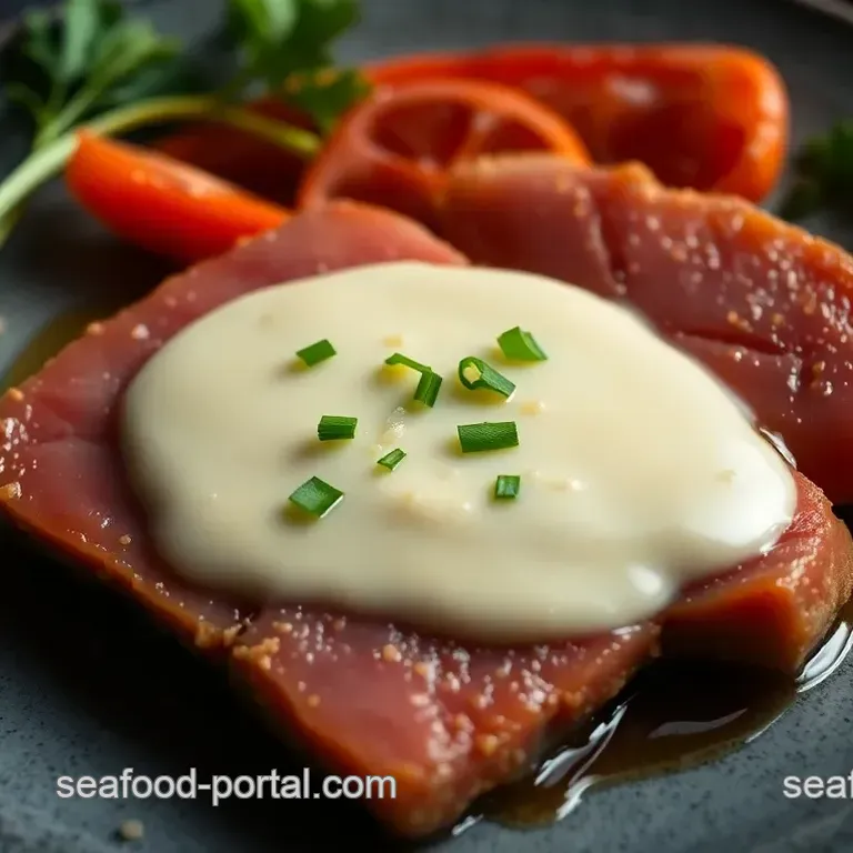 Crispy Tuna Medallions with Grated Daikon Ponzu Sauce