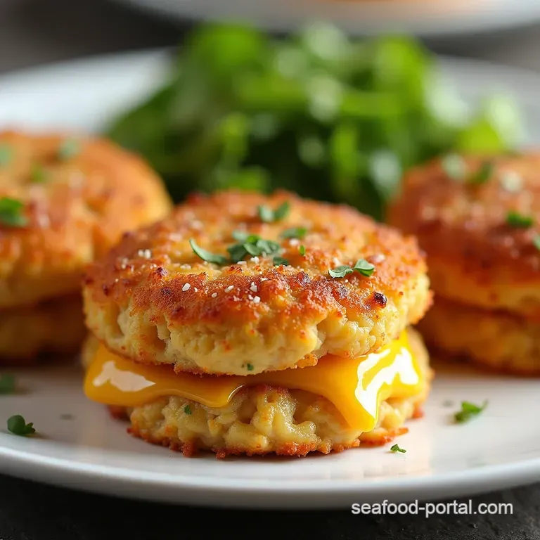 Golden Gooey Crispy Tuna Melt Patties Recipe