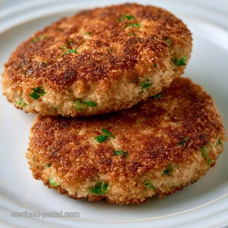 Crispy Shallow Fried Tuna Patties