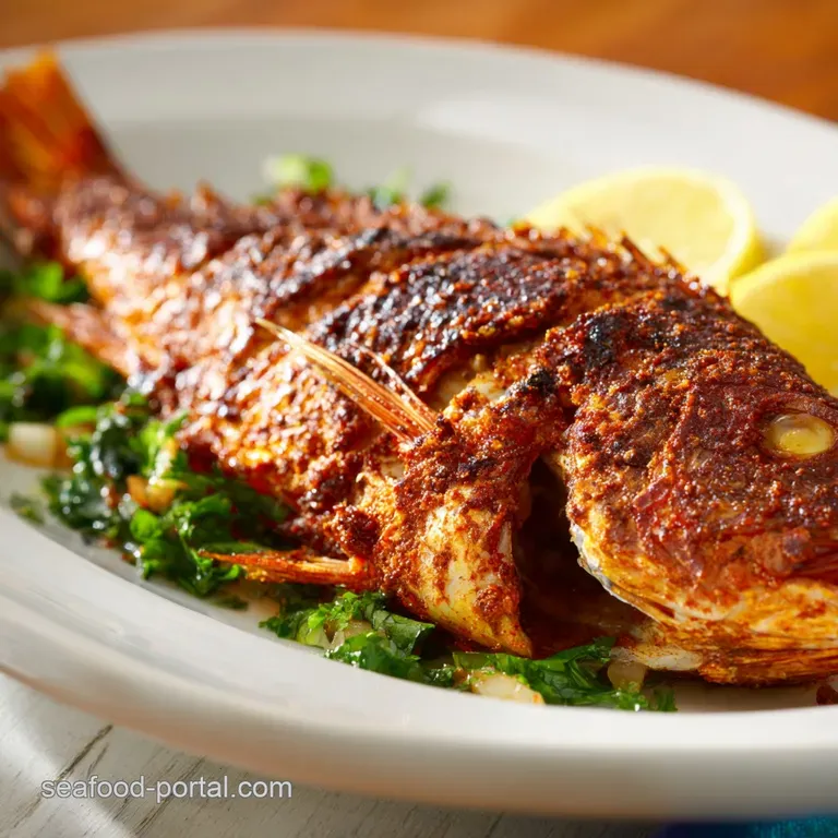 Fried Snapper Fish: Ultimate Crispy Whole Red Snapper presentation