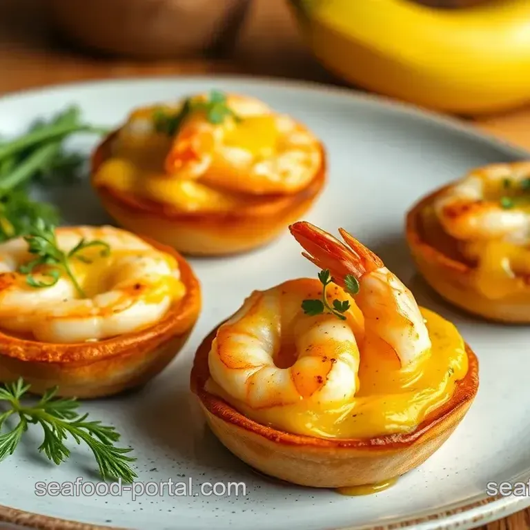 Baked Shrimp Appetizers with Cheesy Eggs
