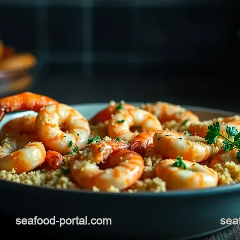 Decadent Baked Stuffed Shrimp with Garlic Butter and Herb Crust