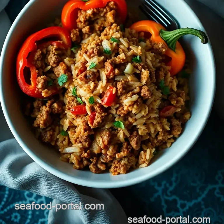 Deconstructed Stuffed Peppers: A Flavorful Twist on a Classic presentation