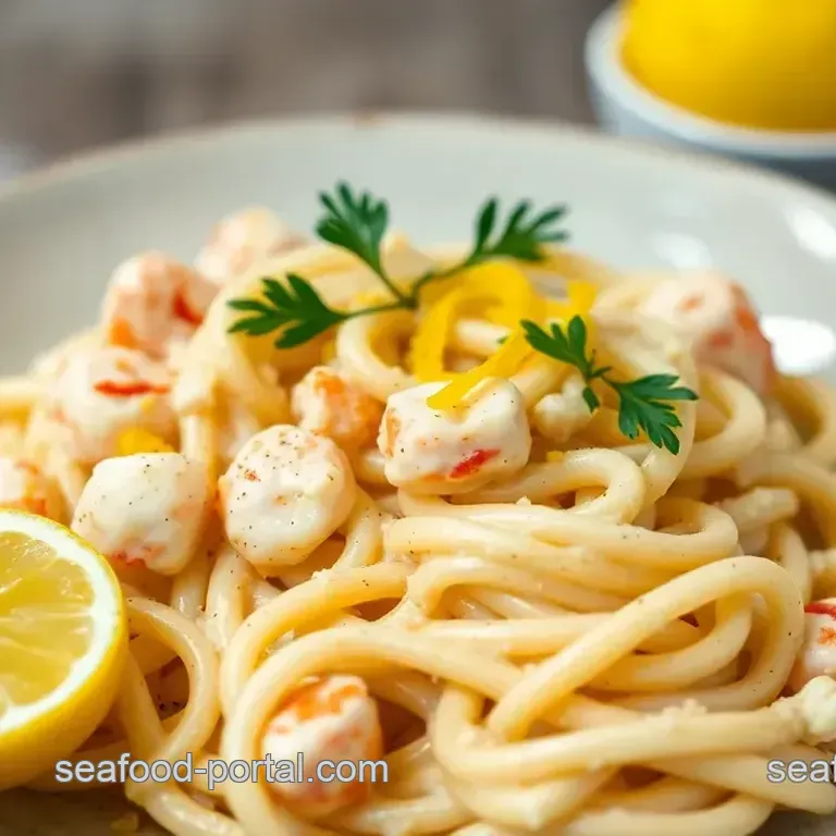 Creamy Crab Pasta with Lemon Zest