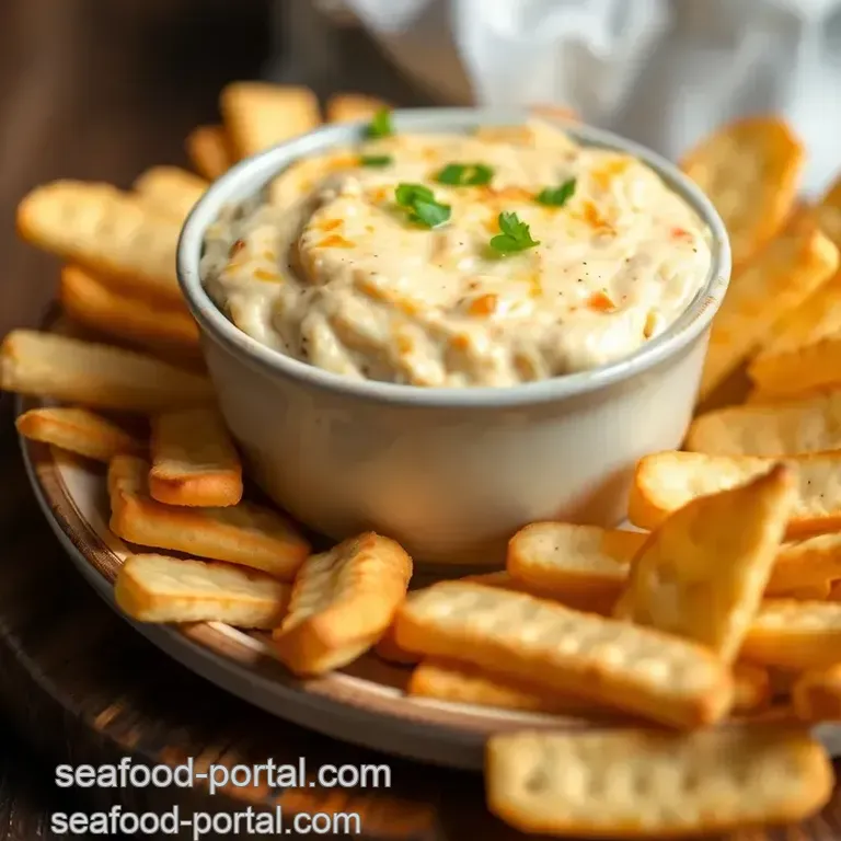 Baked Crab Dip with Creamy Cheese Flavor presentation