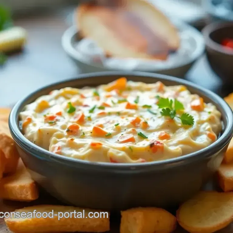 Baked Crab Dip with Creamy Cheese Flavor