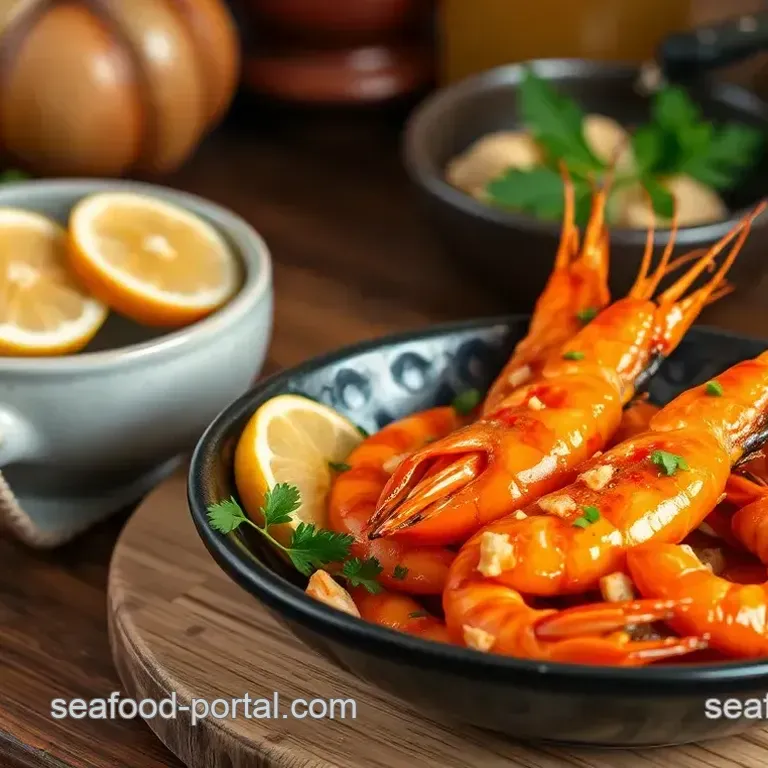 Spicy Garlic Prawn Lotha Tacos