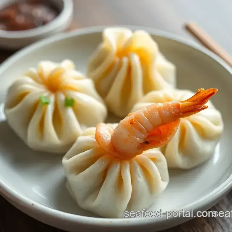 Steamed Prawn Dimsums with Delicious Filling