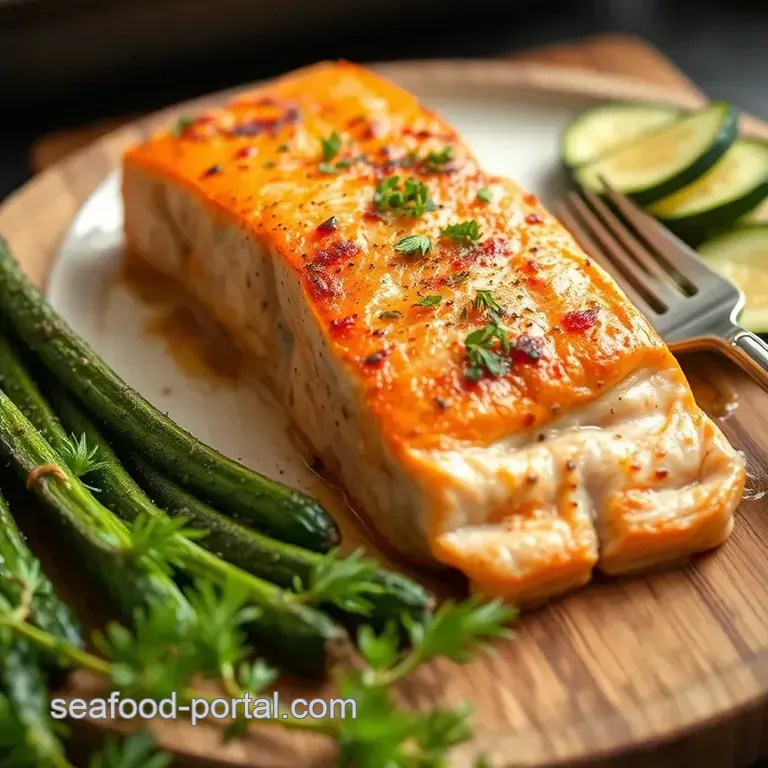 Oven-Baked Salmon with Zucchini: A Family Favorite! presentation