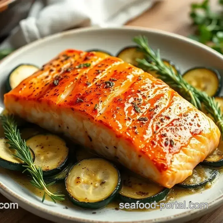 Oven-Baked Salmon with Zucchini: A Family Favorite!