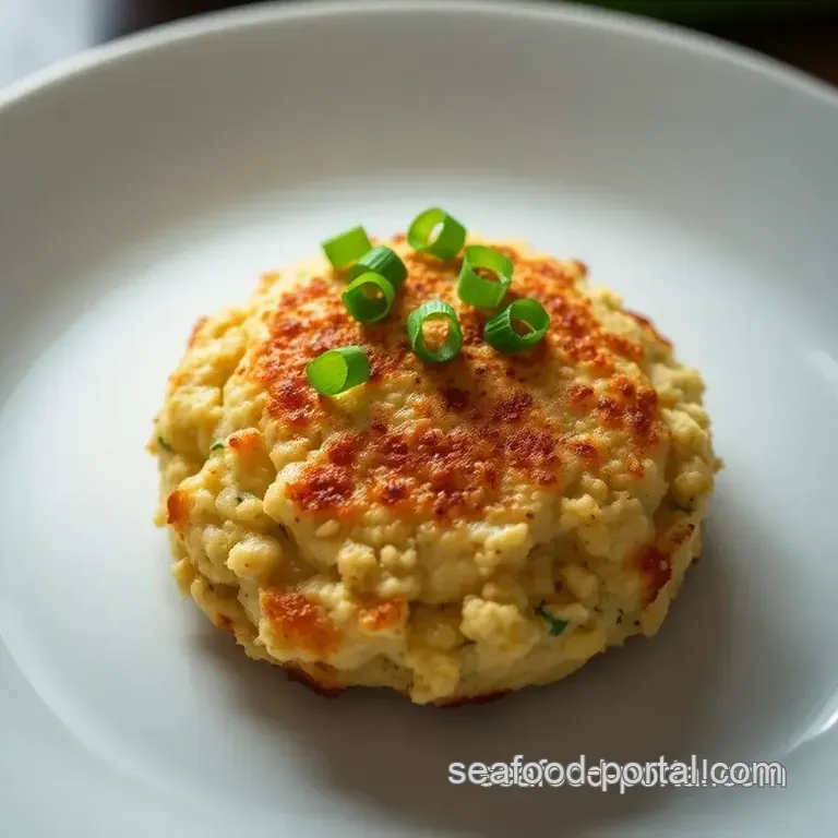 Deliciously Baked Crab Cakes with a Zesty Remoulade presentation