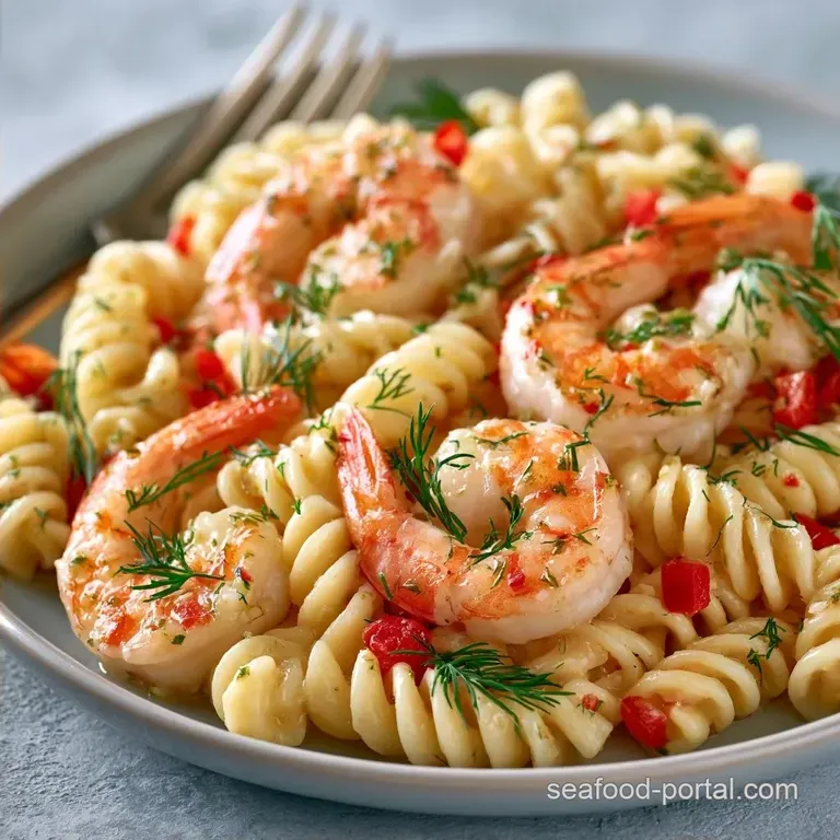 Zesty Lemon Dill Shrimp Pasta Salad