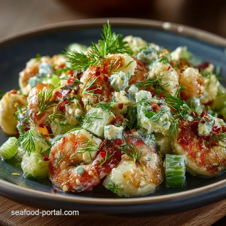 The Classic Coronation UltraCreamy Shrimp Salad with a Hint of Dill
