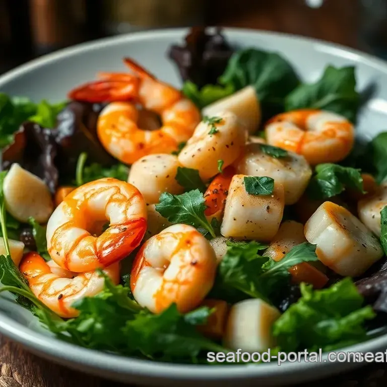 Dreamy Seafood Salad from Light Valley