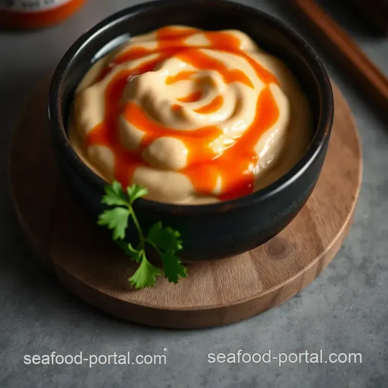 Dynamite Spicy Mayo for Sushi presentation