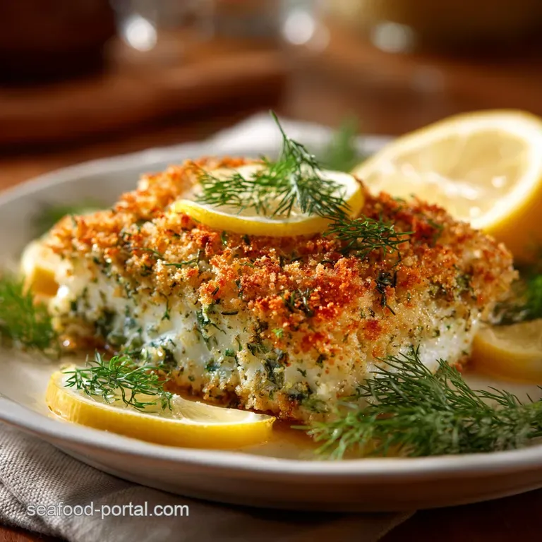 Baked Halibut: Elegant with Lemon-Dill Panko Crust