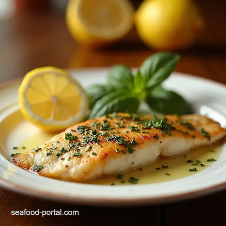 Easy Baked Lemonherb Tilapia presentation
