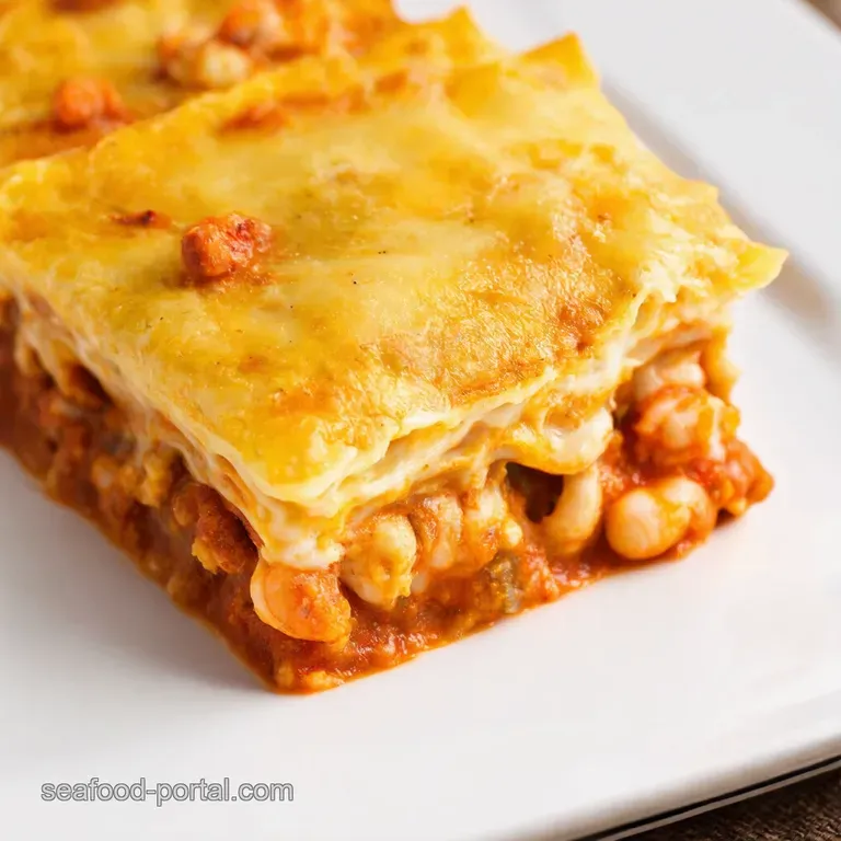 Easy Breezy Seafood Lasagna