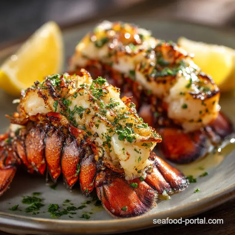 Broiled Lobster Tails with Garlic Butter the Ultimate 30Minute Showstopper presentation