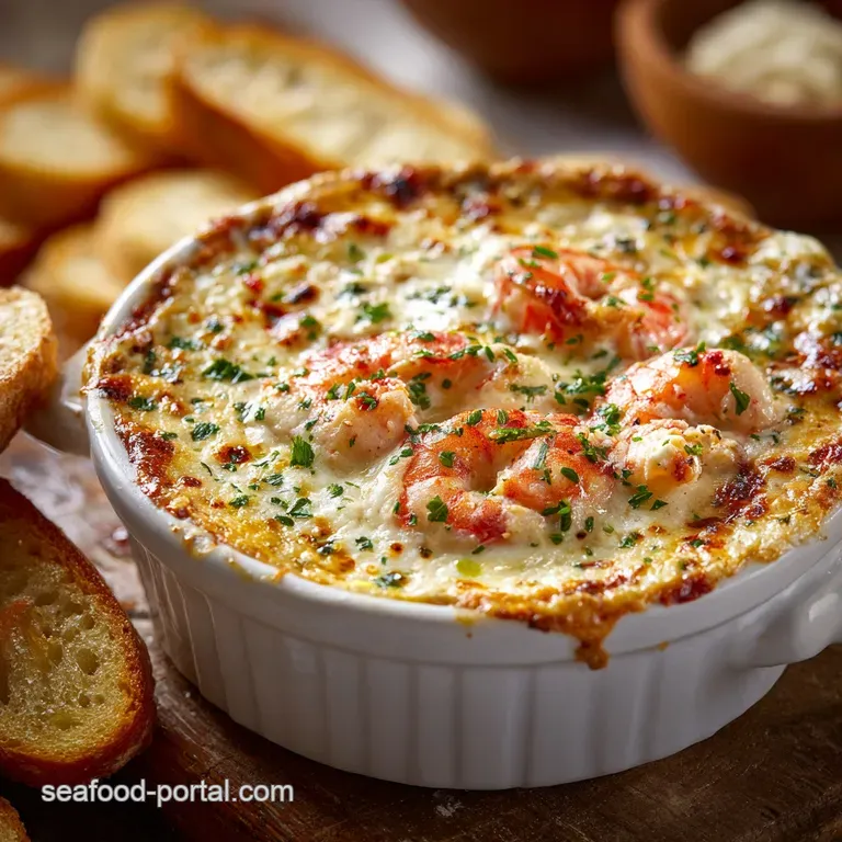 Baked Shrimp Dip: the Ultimate Easy Cheesy Appetizer presentation