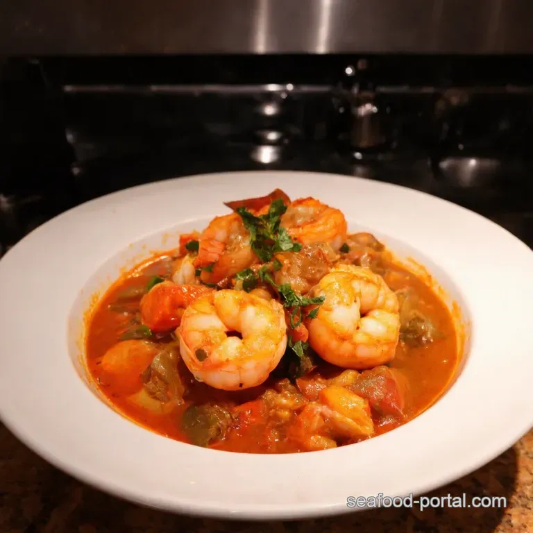 Easy Cioppino San Francisco Seafood Stew in a Hurry presentation