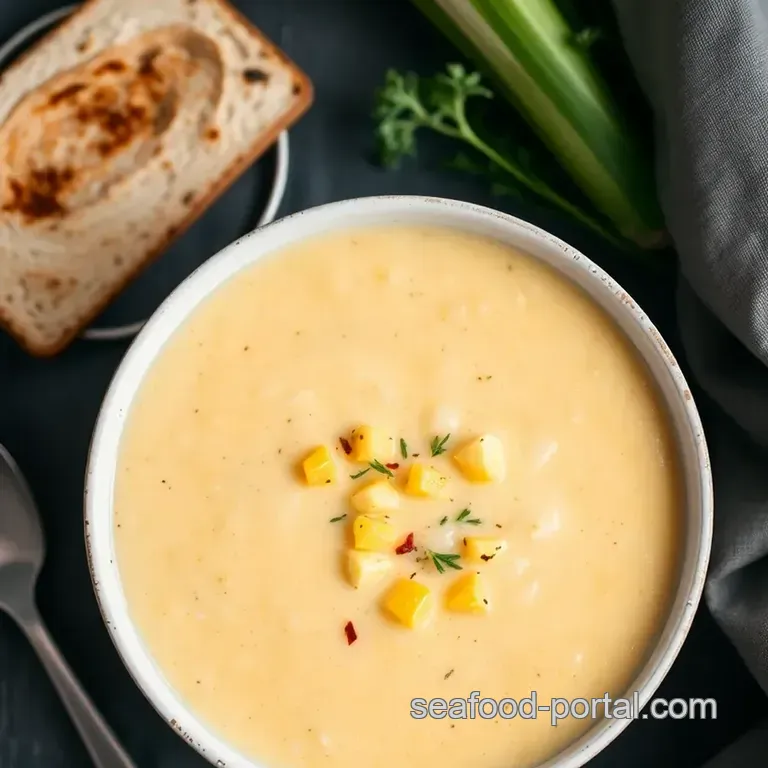 Easy Corn Chowder presentation