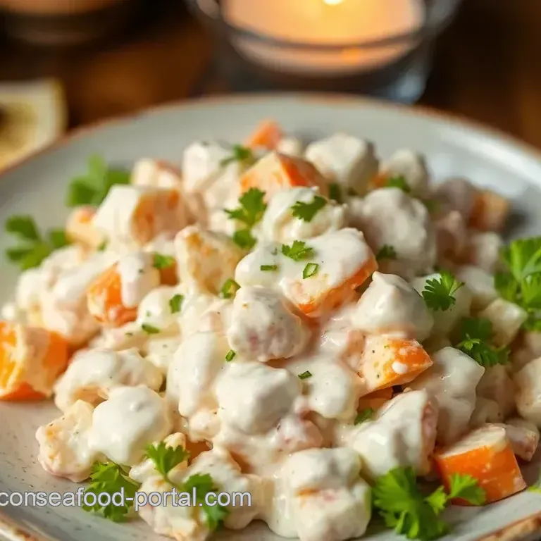 Delightful Easy Crab Salad with Creamy Dressing