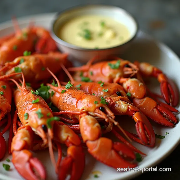 Speedy Stovetop Crawfish Boil with Rich Garlic Butter Dip