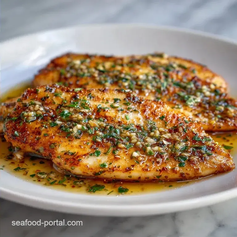 Easy Garlic Herb Tilapia: Flaky and Zesty