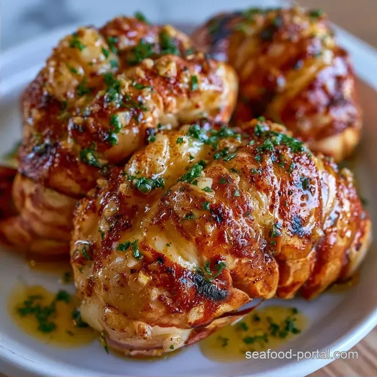 Easy Grilled Lobster Tail with Garlic Butter
