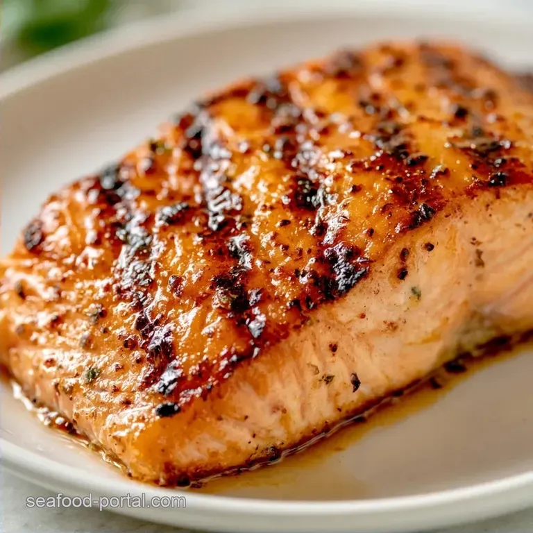 Easy Grilled Salmon Fillet with Garlic Butter