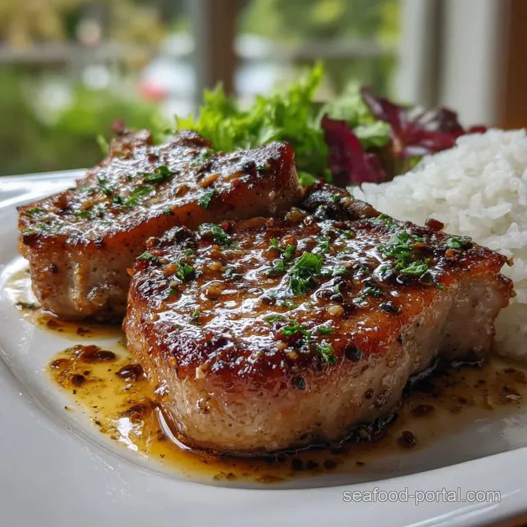 Easy Honey Garlic Pork Chops Recipe | 25 Minute Sticky Glaze