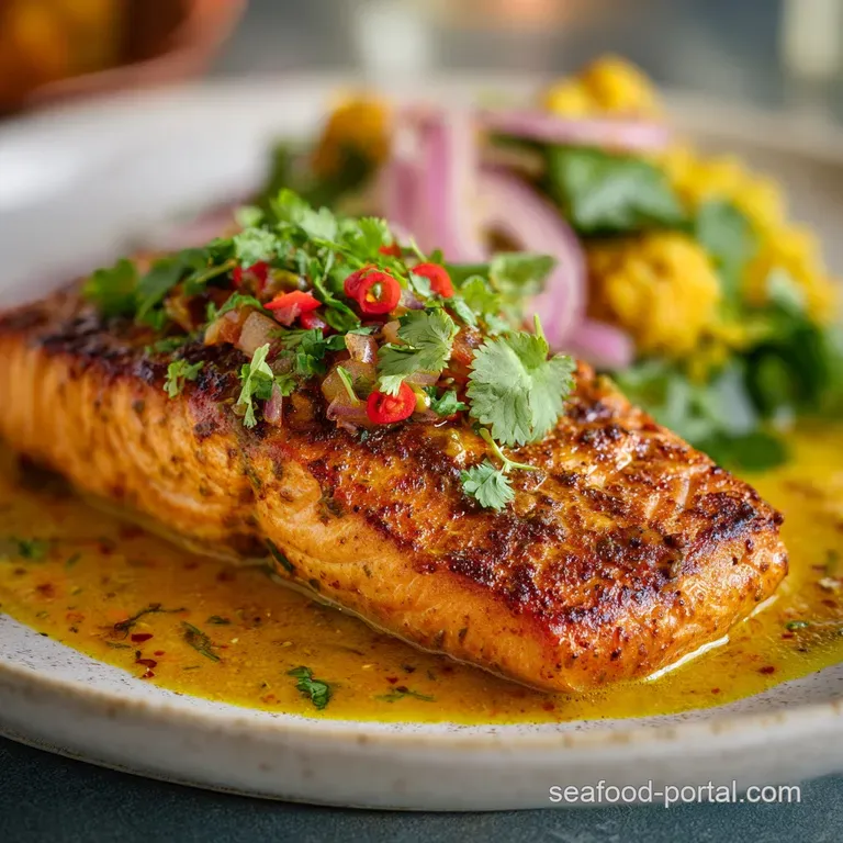 Easy Indian Spiced Salmon Recipe