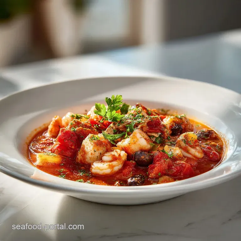 Italian Seafood Stew: Tender and Rich