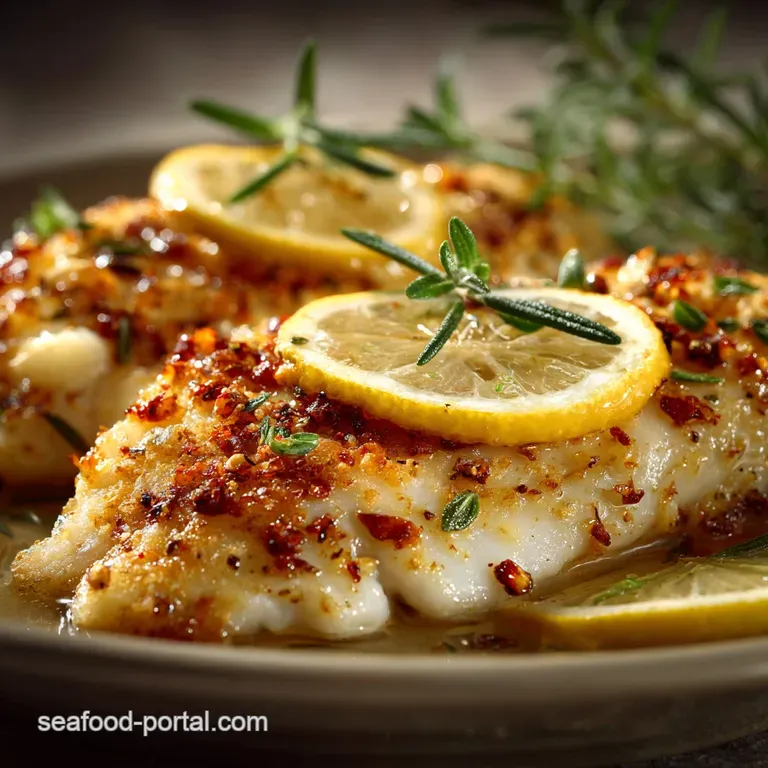Baked Tilapia: Easy Lemon Herb Fillets Cooked at 400F presentation