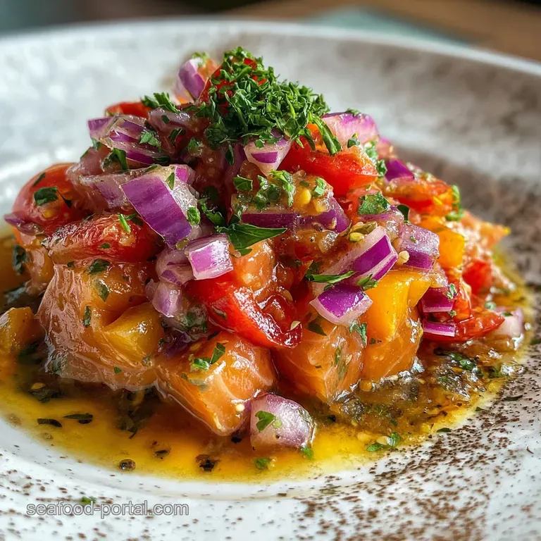 Easy Lomi Lomi Salmon Recipe with Fresh Tomato and Sweet Onion