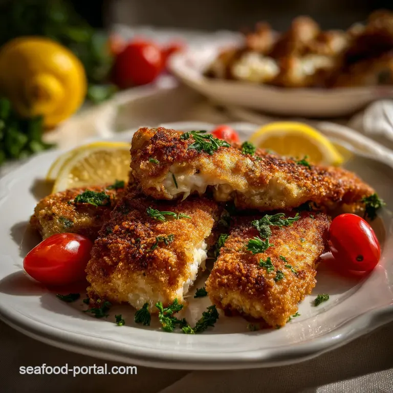 Easy Pan Fried Walleye with Golden Perfection presentation